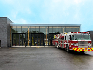 Four-Fold and Overhead Sectional Doors – Welland Fire Station Head Quarters