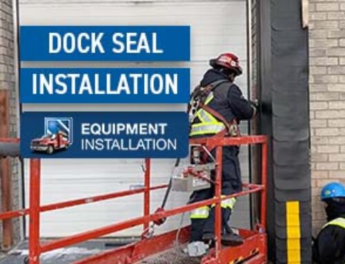 Blue Giant Head Curtain Dock Seal Installation