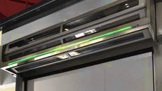 lite-advance LED door monitoring lights green hood mounted