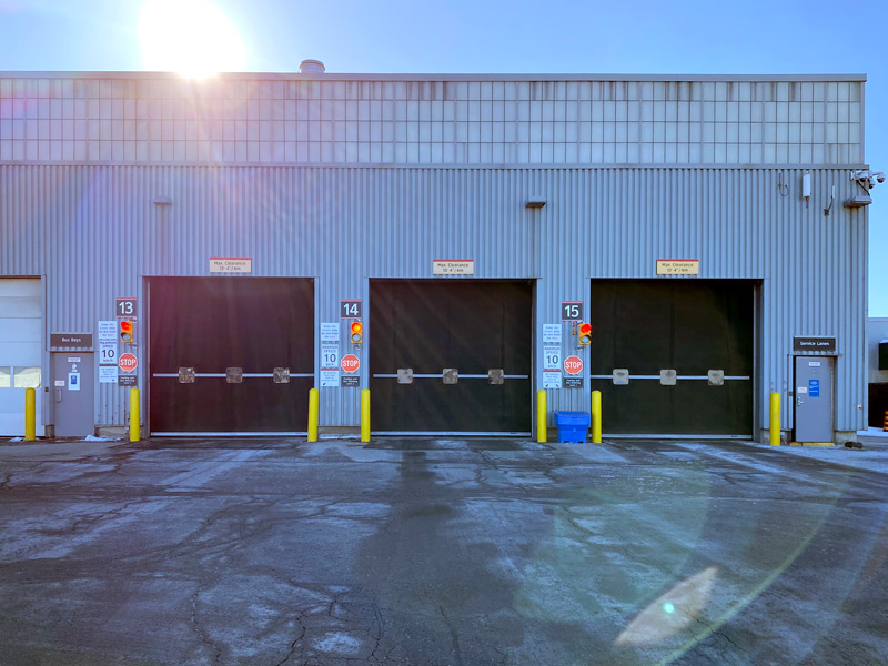 Sandalwood brampton transit rubber door outside