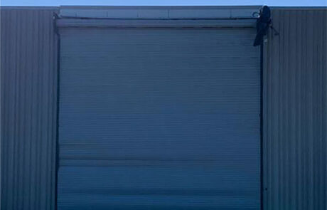 Before Old Rolling Steel Door remove