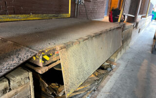 Before rust worn Old Lift Table