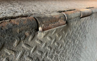 Before rust worn Old Lift Table
