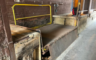 Before rust worn Old Lift Table