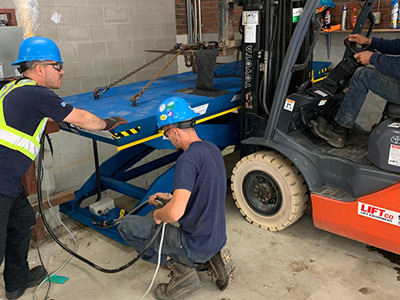 Scarborough Funeral Home – Scissor Lift Table