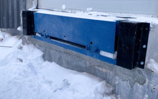 after loading dock leveler plate, steel face dock bumpers calgary alberta
