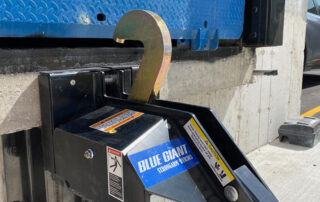 Blue Giant Electric hook vehicle restraint HVR303 raised