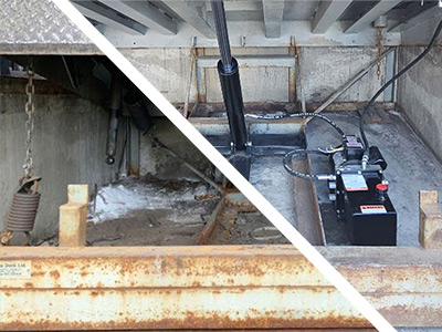 Carstairs Warehouse-Hydraulic Dock Conversions