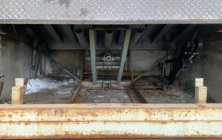 Before mechanical loading dock leveler plate Carstairs Alberta warehouse