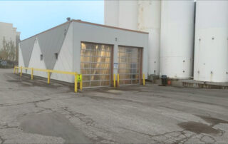 Lactalis calgary alberta after Aluminum Doors with Polycarbonate Panels (A175) Heated Threshold Kits washbay washdown wash down outside see inside