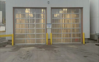 Lactalis calgary alberta after Aluminum Doors with Polycarbonate Panels (A175) Heated Threshold Kits washbay washdown wash down outside