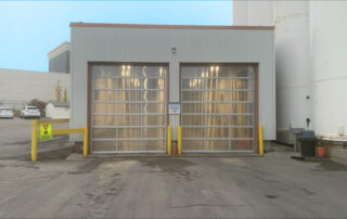Lactalis calgary alberta after Aluminum Doors with Polycarbonate Panels (A175) Heated Threshold Kits washbay washdown wash down outside