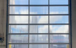 Lactalis calgary alberta after Aluminum Doors with Polycarbonate Panels (A175) inside washbay washdown wash down