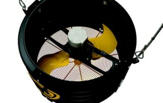 BAF Big Ass Fans Hornet Destratification Fan top shot