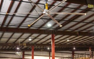 BAF Big Ass Fans Powerfoil D industrial HVLS fan in warehouse