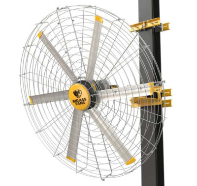 BAF Big Ass Fans directional fan Pivot column mount