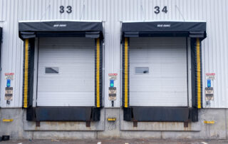 blue giant rain shroud dock canopy dock seal