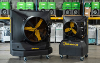 Cool-Space 350 and 400 Big Ass Fans Evaporative Cooler warehouse