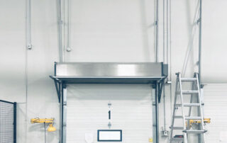 after berner industrial air curtain barrier blade dock door