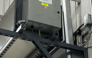 after berner industrial air curtain barrier blade