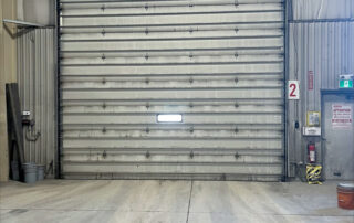 before slow sectional overhead doors without photo eyes position 2