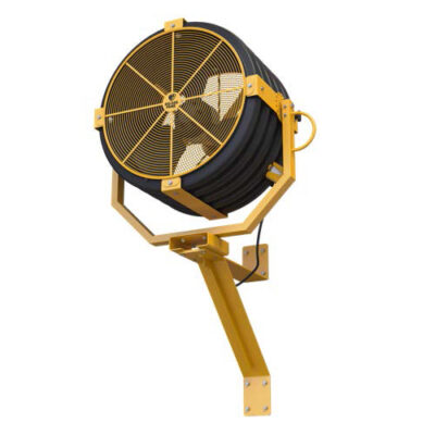 BAF Big Ass Fans directional fan Yellow Jacket wall mount