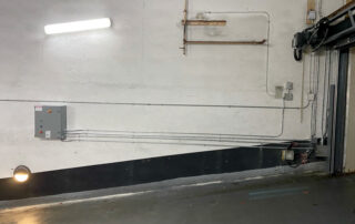 after toronto large wide parking garage hormann high-speed low headroom rubber door control panel