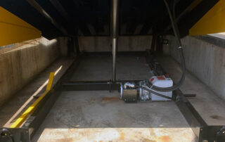 Etobicoke warehouse Etobicoke warehouse After New Blue Giant heavy-duty Hydraulic Dock Leveler workhorse rust resistant powder coated black cleaned dock pit