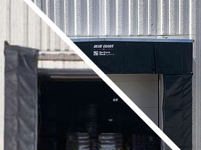 Foam Frame Dock Shelter – Food Manufacturing Caledon