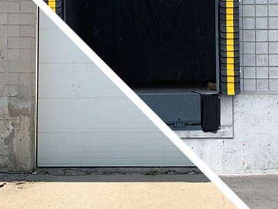Converting a Drive-In Door to a Dock Door – Lake City Foods