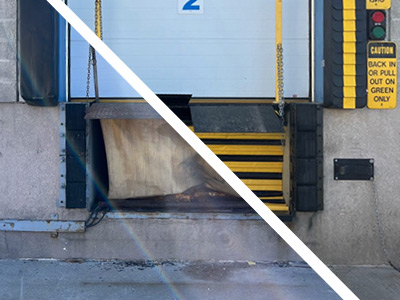 Dock Lift Table, Lights and Seals – Toronto Pharma