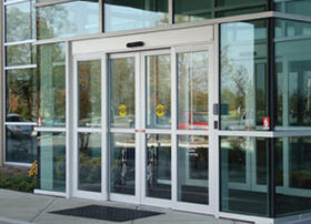 Telescope sliding door
